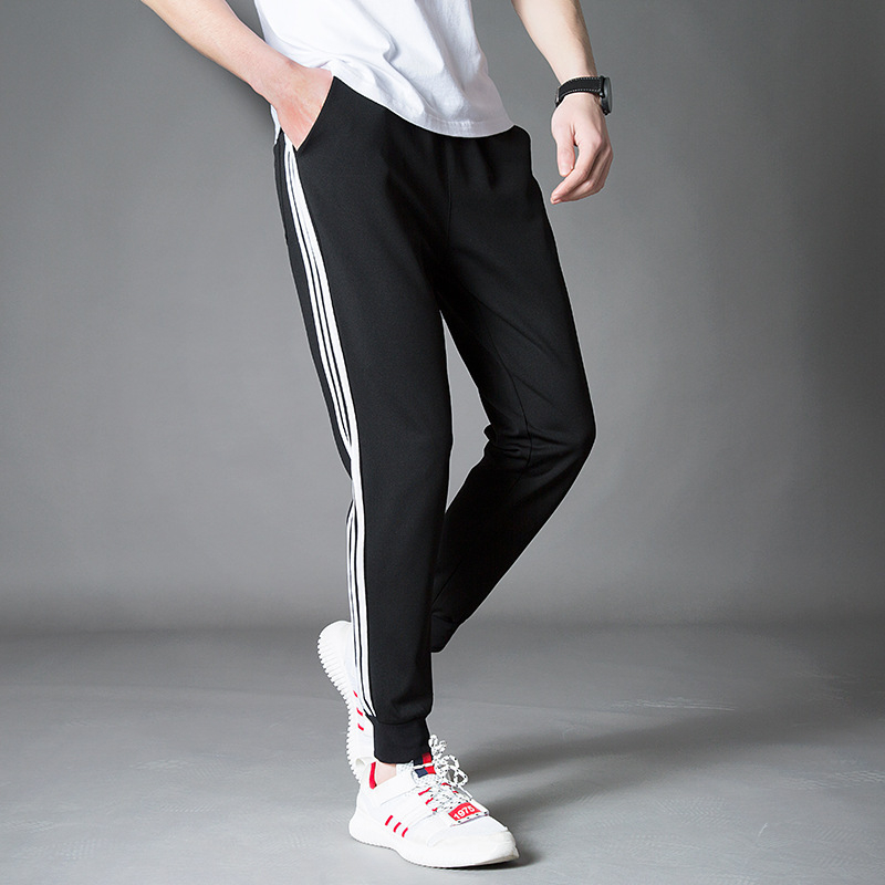 Pantaloni de sport pentru bărbați, primăvară-toamnă, stil coreean casual, lungi, plus size, cu buzunare multiple