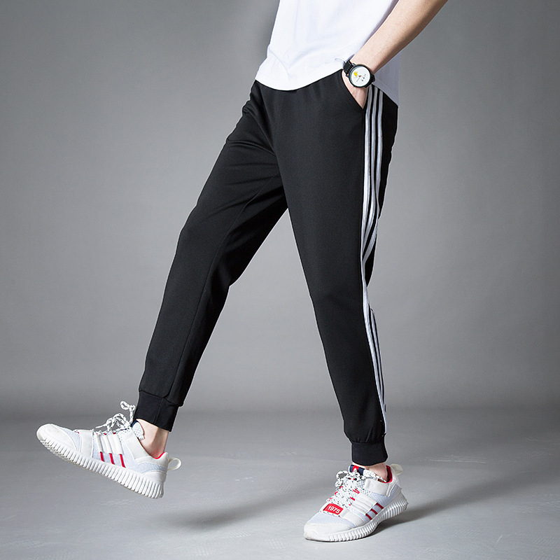 Pantaloni de sport pentru bărbați, primăvară-toamnă, stil coreean casual, lungi, plus size, cu buzunare multiple