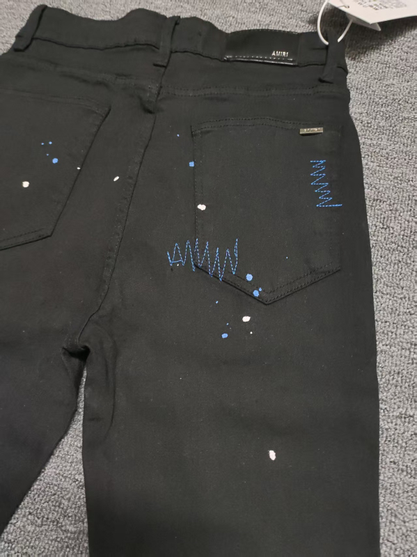 Blugi pentru bărbați, stil american, de înaltă calitate, croială ușor conică, broderie cross-stitch și paiete, streetwear casual de lux.
