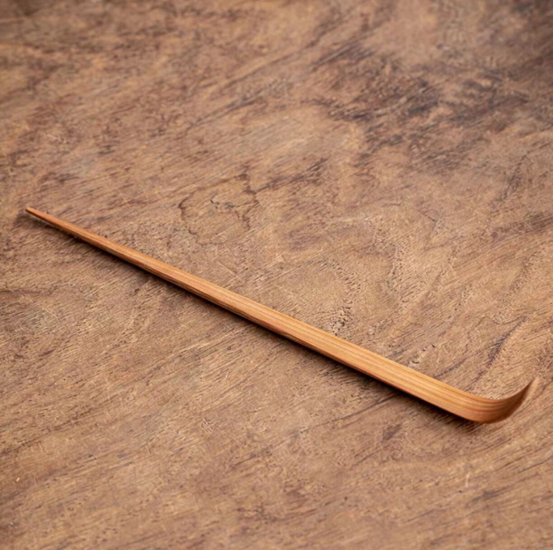 Set de instrumente din bambus natural carbonizat pentru ceai: ac de ceai, lingură de ceai, pernă pentru ceai, accesorii pentru ceremonia ceaiului, unelte japoneze pentru matcha, curățător pentru gurile ceainic