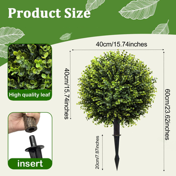 Ramură artificială de eucalipt pentru grădină și decor interior, 30–100 cm