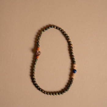 Brățară DIY în stil chinezesc din lemn de santal verde, mărgele de 6 mm și 8 mm, mărgele rozari budiste