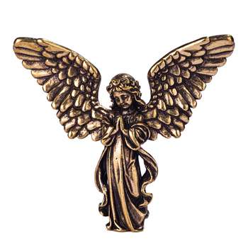 Statuetă Cupidon vintage, înger cu șase aripi, ornament pentru birou și decor pentru casă