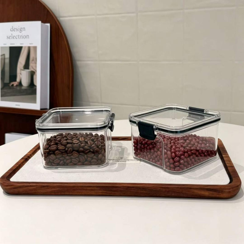 Recipient vacuum pentru depozitare a alimentelor, borcane de bucătărie
