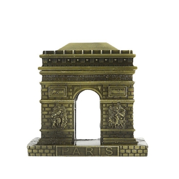 Marele model metalic Arc de Triumf pentru decor interior european retro – suvenir turistic francez