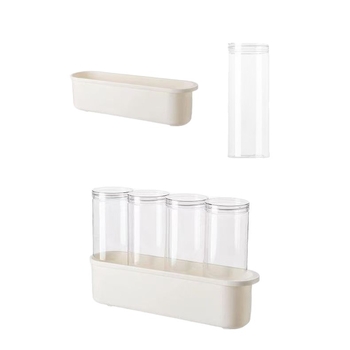 Recipient plastic sigilat cu capac PP transparent, alimentar, 300 ml, pentru gustări, bomboane și biscuiți