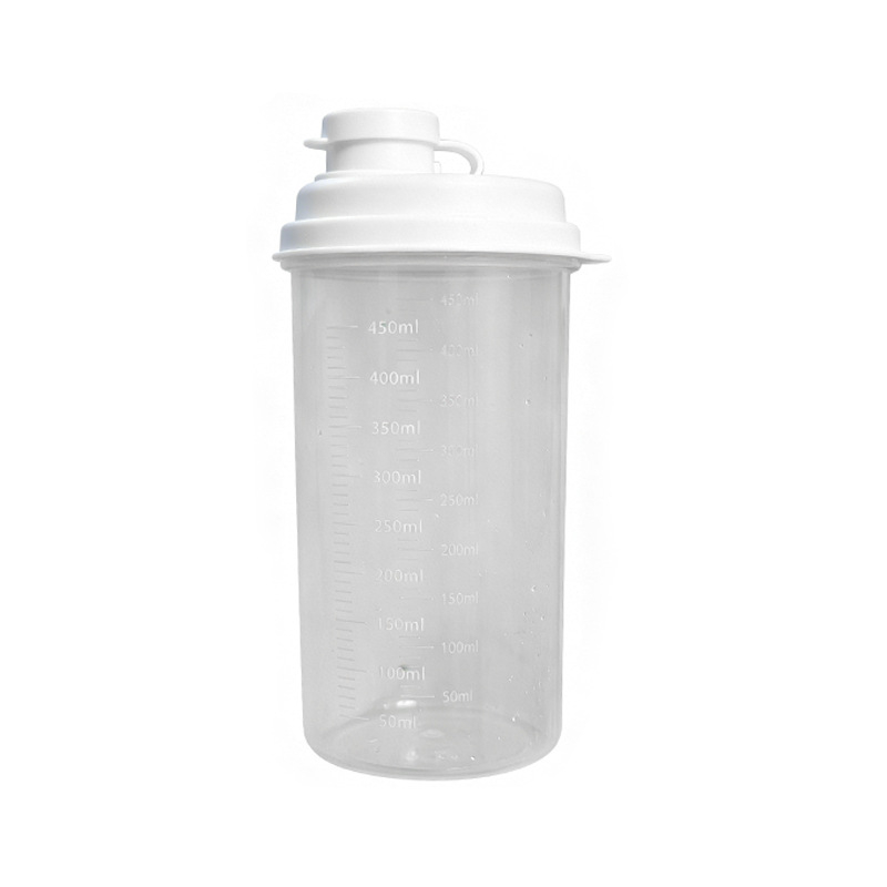 Pahar transparent etanș pentru băuturi și recipient de depozitare a alimentelor, portabil, 300–500 ml, design minimalist, PP
