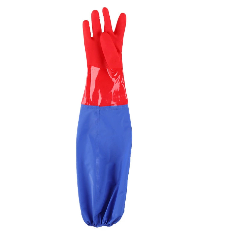 Mănuși de spălat vase din cauciuc industrial, lungime extinsă 65 cm, flexibile la temperaturi scăzute, personalizabile OEM