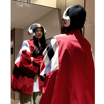 Geacă windbreaker hip-hop american pentru bărbați și cupluri, primăvară-toamnă, Cleanfit