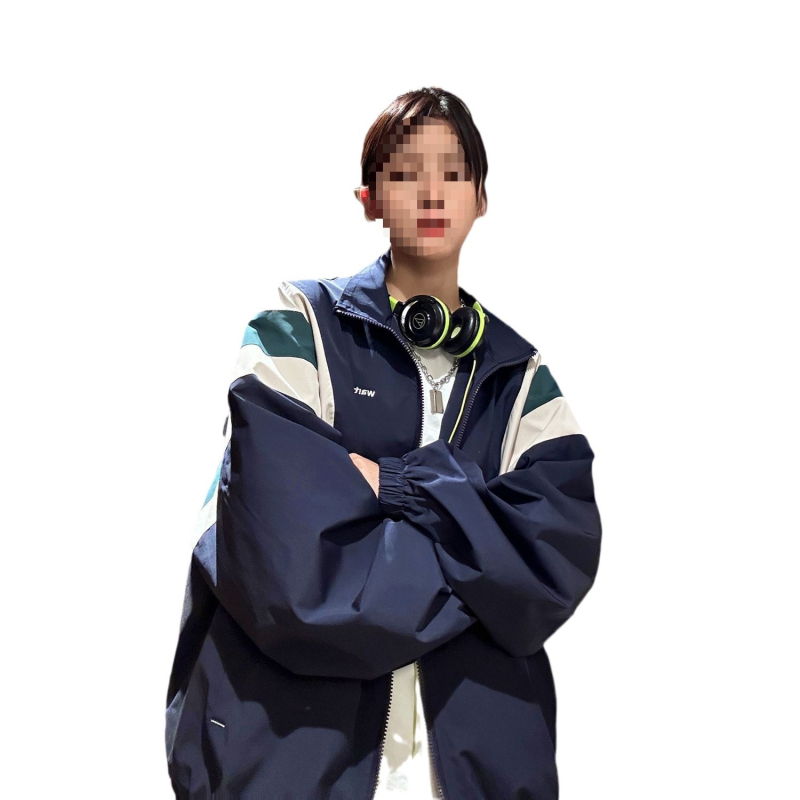Geacă windbreaker hip-hop american pentru bărbați și cupluri, primăvară-toamnă, Cleanfit