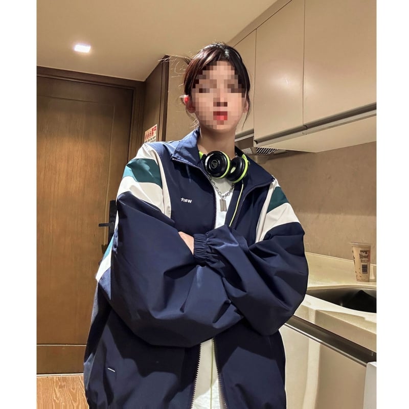 Geacă windbreaker hip-hop american pentru bărbați și cupluri, primăvară-toamnă, Cleanfit