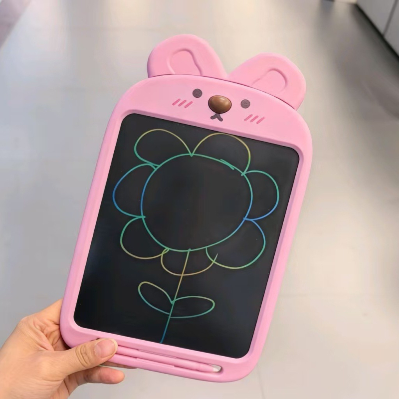 Model nou 2026, Tablă de desen și scriere pentru copii de 10 inch, suprafață de desen colorată, tabletă electronică de desen cu husă dură