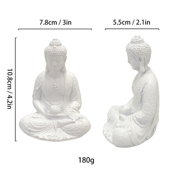 Statuetă Buddha din rășină pentru decor de casă, figură religioasă pentru hol și sufragerie