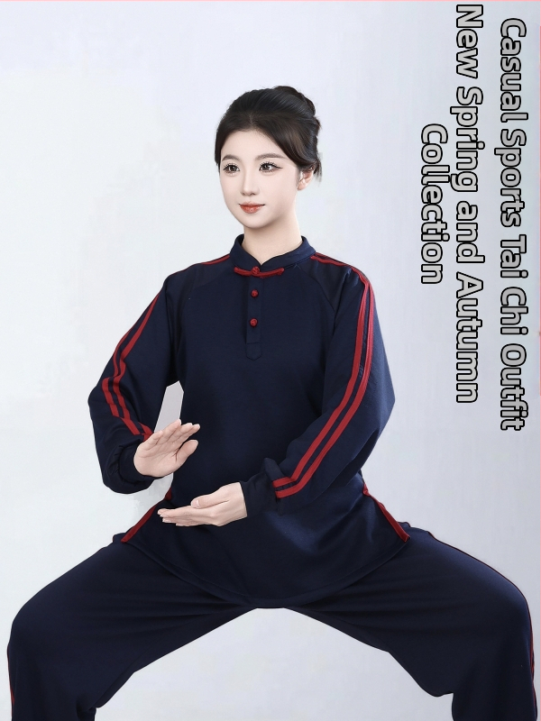 Športová súprava Tai Chi pre mužov a ženy, nový štýl cvičebného oblečenia Tai Chi jar-jeseň 2026