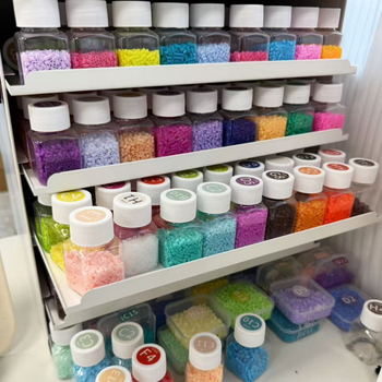 Cutie de depozitare multifuncțională pentru mărgele, cu compartimente separate pentru mărgele și accesorii, organizator transparent pentru bijuterii, cutie rezistentă la praf