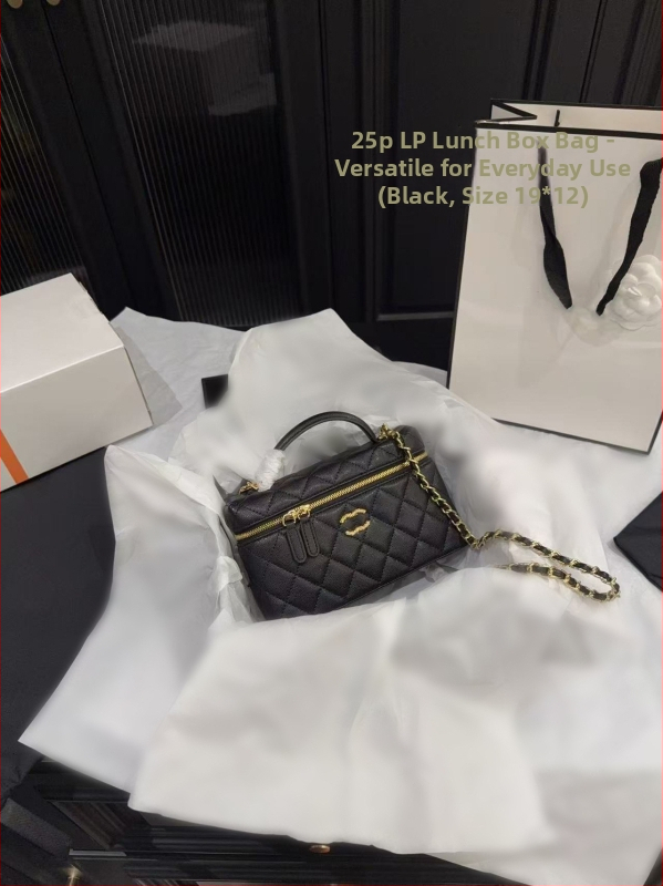 Taška na obed z kaviárovej kože, hovädzej kože s vrchnou vrstvou, crossbody s diamantovou prešívanou časťou a retiazkovým popruhom, malá štvorcová taška