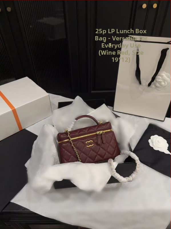 Taška na obed z kaviárovej kože, hovädzej kože s vrchnou vrstvou, crossbody s diamantovou prešívanou časťou a retiazkovým popruhom, malá štvorcová taška