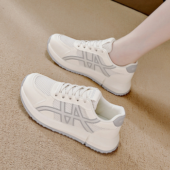 Γυναικεία αθλητικά παπούτσια τύπου dad sneakers, κορεατική έκδοση, άνοιξη 2026 — βολικά παπούτσια για τρέξιμο στην καθημερινότητα, street style, E20