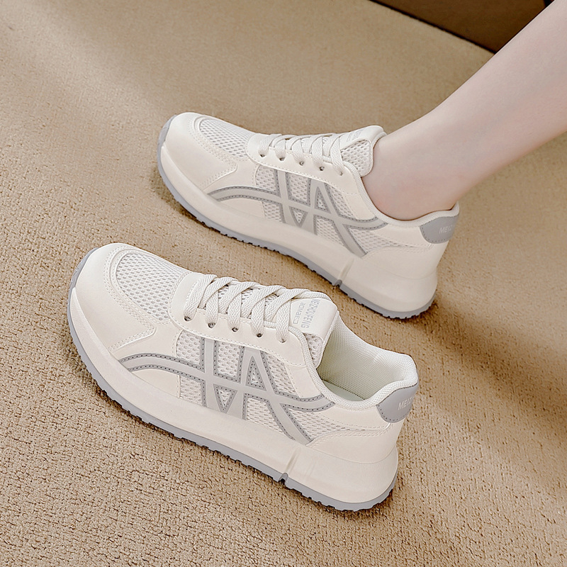 Γυναικεία αθλητικά παπούτσια τύπου dad sneakers, κορεατική έκδοση, άνοιξη 2026 — βολικά παπούτσια για τρέξιμο στην καθημερινότητα, street style, E20