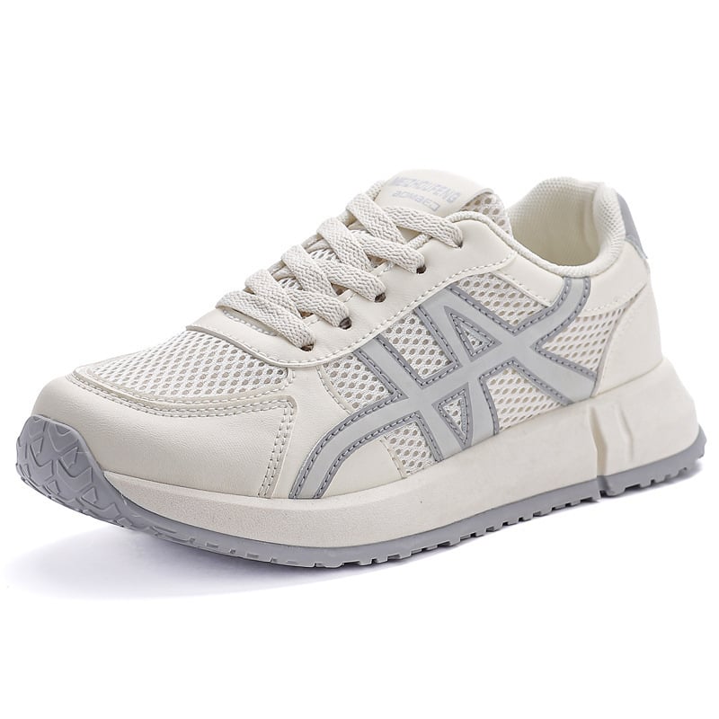 Γυναικεία αθλητικά παπούτσια τύπου dad sneakers, κορεατική έκδοση, άνοιξη 2026 — βολικά παπούτσια για τρέξιμο στην καθημερινότητα, street style, E20