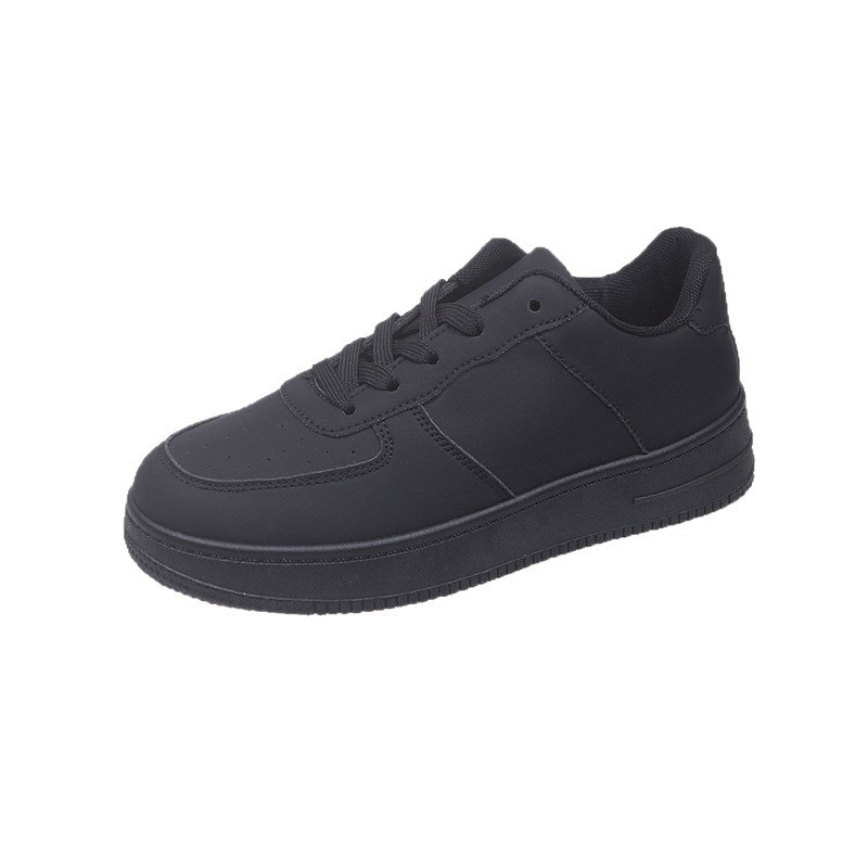 HK-inspired κλασικά λευκά αθλητικά παπούτσια, unisex, χοντρή σόλα, αναπνεύσιμα, casual, χαμηλό ύψος, στρογγυλή μύτη