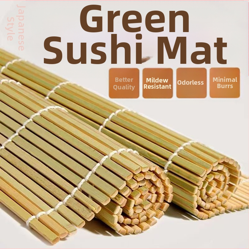 Sada sushi podložiek s bambusovou podložkou na sushi rolky a kimbap