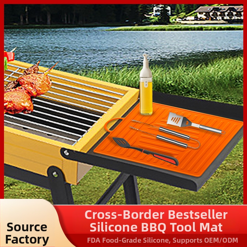 Μαξιλάρι εργαλείων BBQ Black Stone, σιλικόνη τροφίμων, ανθεκτικό σε υψηλές θερμοκρασίες, αποστράγγιση λαδιών, για φούρνο