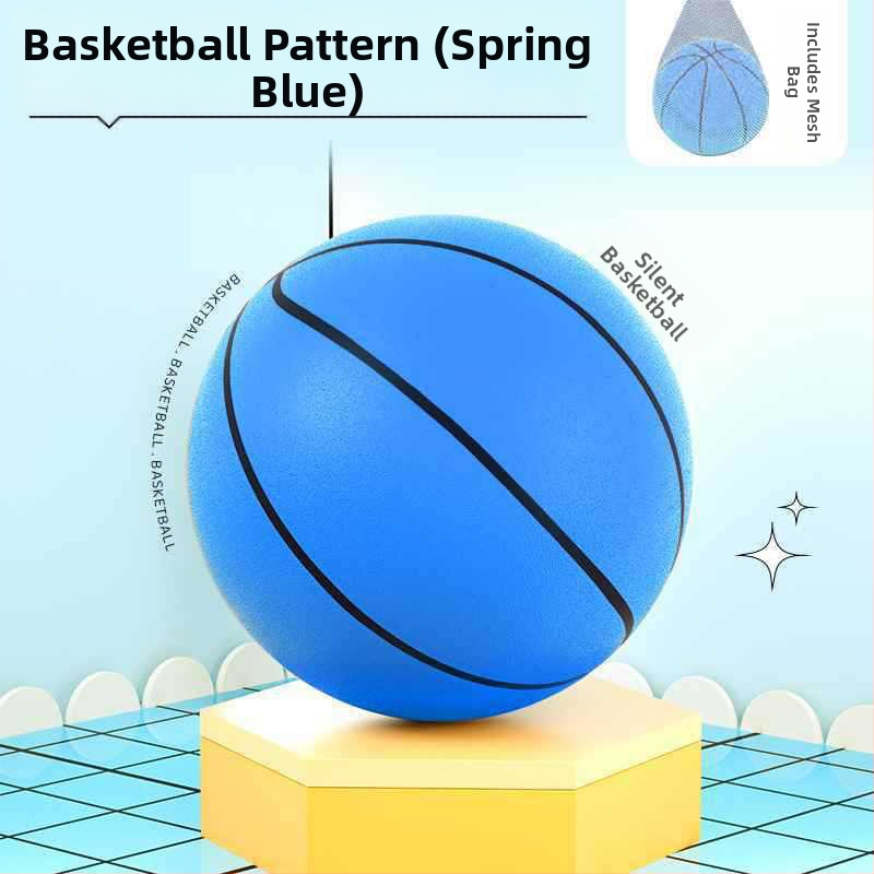 Tichá basketbalová lopta do interiéru pre deti, PU materiál, nepúšťa sa, veľkosti 18/21/24 cm.