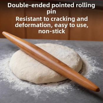 Pengyi Nem tapadós Fa Nyújtófa tésztához, fondant-hoz, tésztához és gyoza-lapokhoz