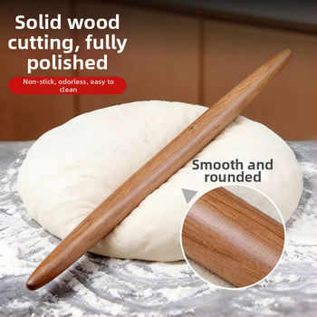 Pengyi Nem tapadós Fa Nyújtófa tésztához, fondant-hoz, tésztához és gyoza-lapokhoz