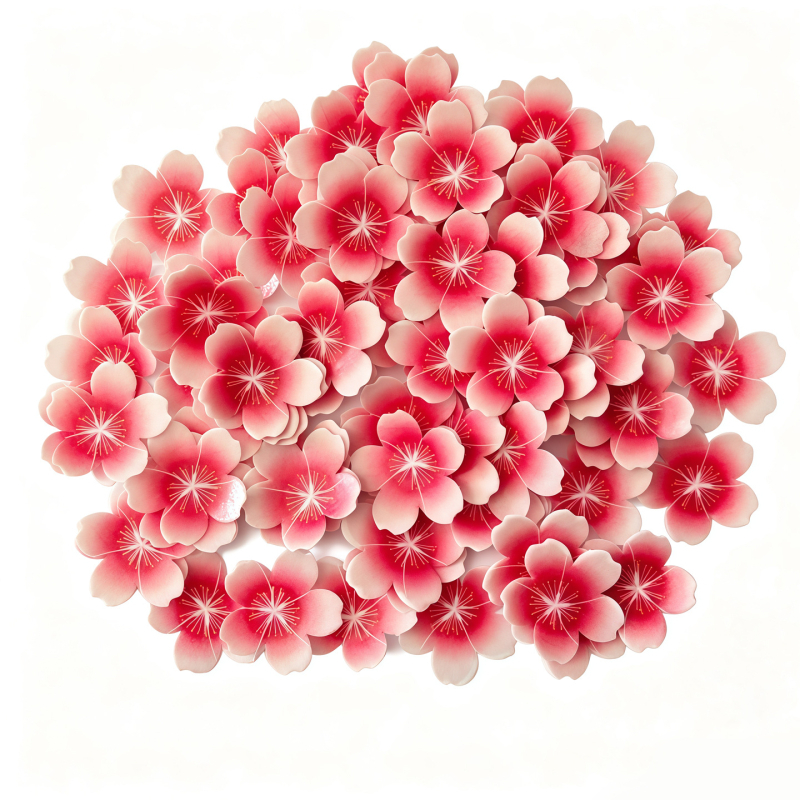 Χαρτί Sakura για επιδόρια και κρύα πιάτα, διακόσμηση για γλειφιτζού με ουρανό γεμάτο αστέρια, wafer χαρτί για τρόφιμα DIY