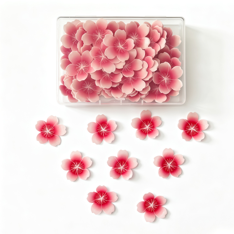 Χαρτί Sakura για επιδόρια και κρύα πιάτα, διακόσμηση για γλειφιτζού με ουρανό γεμάτο αστέρια, wafer χαρτί για τρόφιμα DIY