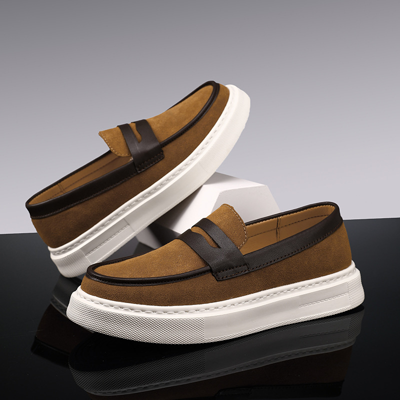 Férfi slip-on loaferek - kényelmes hétköznapi cipők, kiváló minőségű, sokoldalú, nagy méret