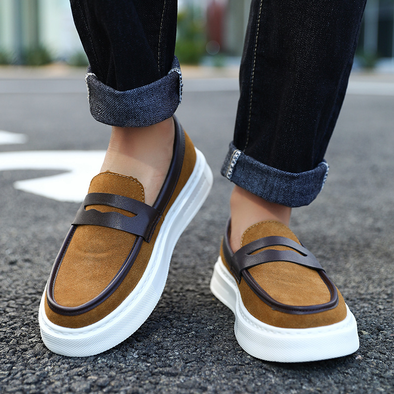 Férfi slip-on loaferek - kényelmes hétköznapi cipők, kiváló minőségű, sokoldalú, nagy méret
