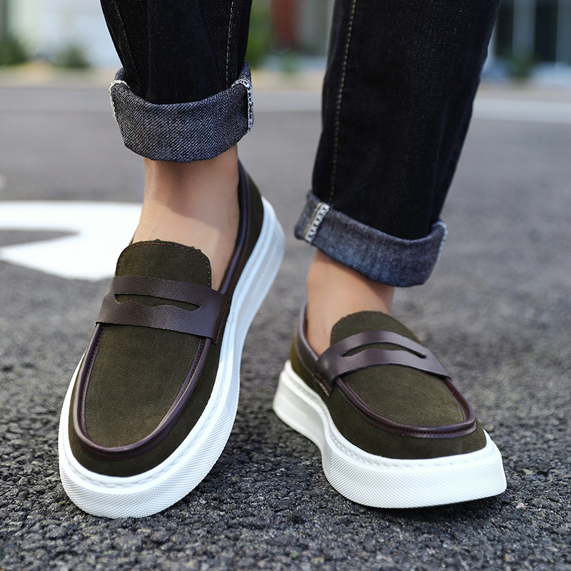 Férfi slip-on loaferek - kényelmes hétköznapi cipők, kiváló minőségű, sokoldalú, nagy méret
