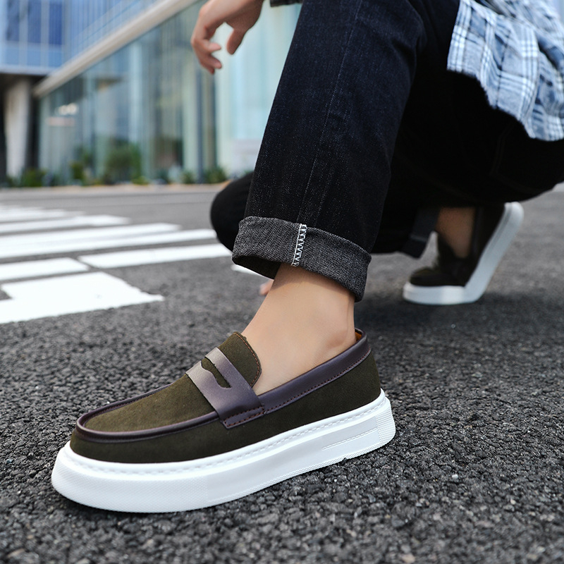 Férfi slip-on loaferek - kényelmes hétköznapi cipők, kiváló minőségű, sokoldalú, nagy méret