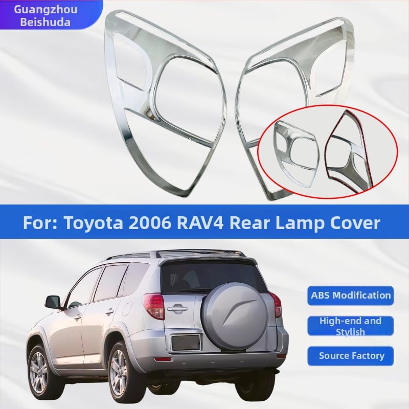 Kryt zadného svetla pre Toyota RAV4, rok výroby 2006, s galvanicky pokovovaným ozdobným rámom