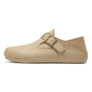 Ανδρικά loafers από σουέδερ δέρμα αγελάδας με φλις επένδυση, slip-on, με παχιά σόλα για φθινόπωρο