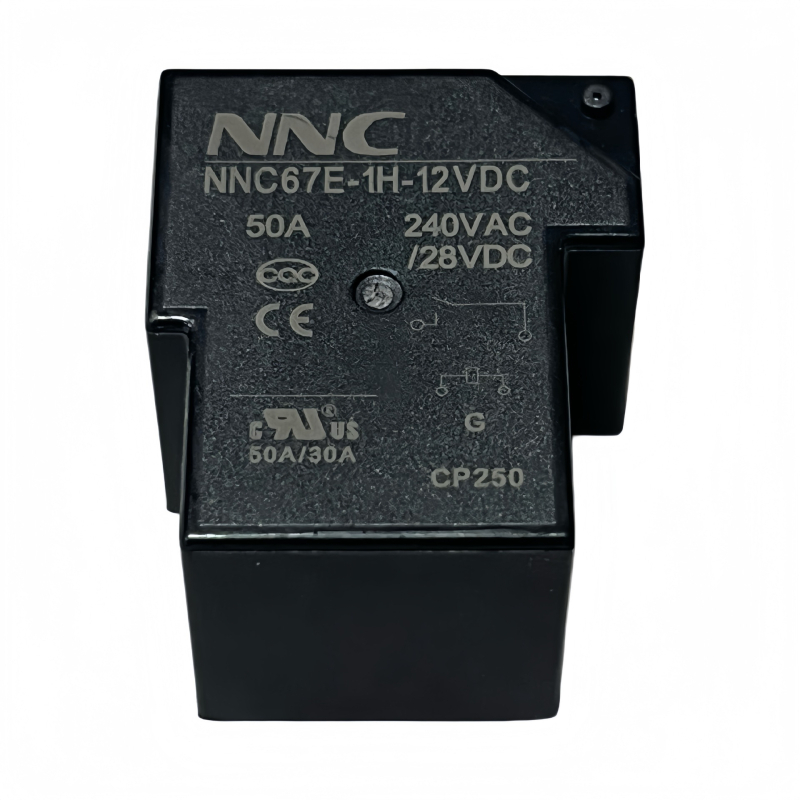 NNC67E-1H-12VDC Ρελέ PCB υψηλής ισχύος 50A, υψηλό ρεύμα, πιστοποιημένο CQC/UL/CE, T90