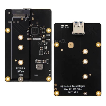 X872 USB σε M.2 NVMe SSD NAS επέκτασης αποθήκευσης για Raspberry Pi 4, με δυνατότητα εκκίνησης από δίσκο