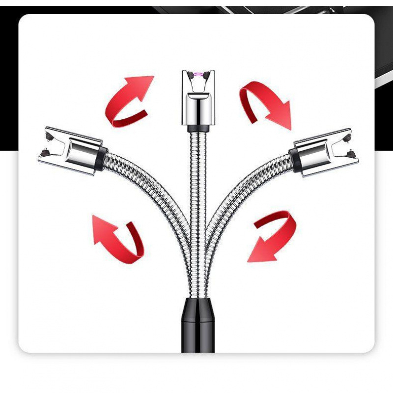 Αναπληρώσιμο εργαλείο ανάφλεξης παλμικού τόξου για κουζίνα και εξωτερικούς χώρους, ανάφλεξη ανθεκτική στον άνεμο για φούρνο αερίου, μπάρμπεκιου και σπείρες κατά των κουνουπιών