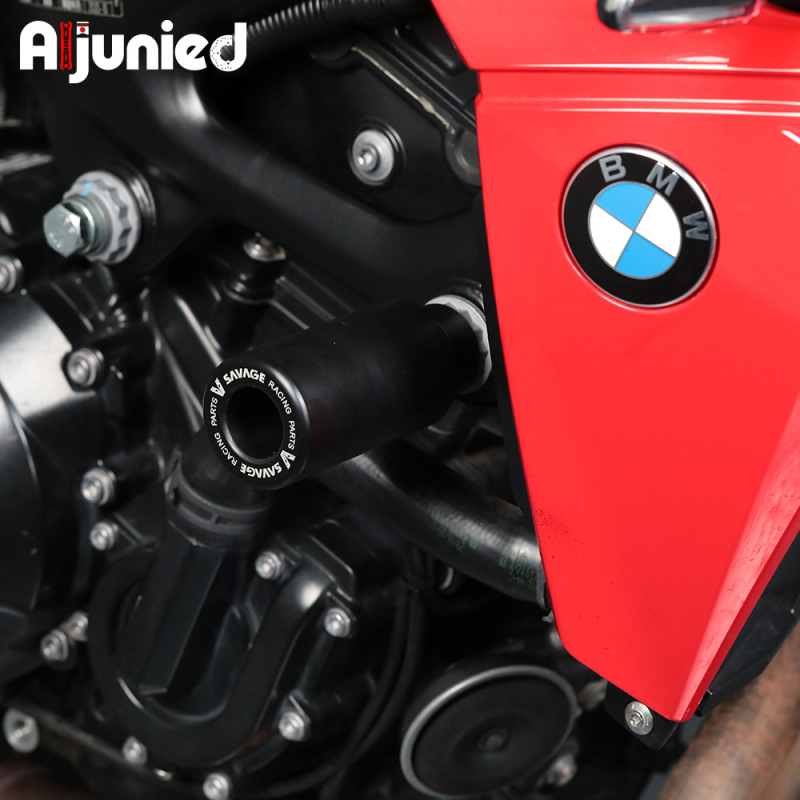 BMW F900R 2020-2023 Μοτοσικλέτας Αντιπτώσεως Προστατευτική Ράβδος από Καουτσούκ με Κάλυμμα Πρόσκρουσης