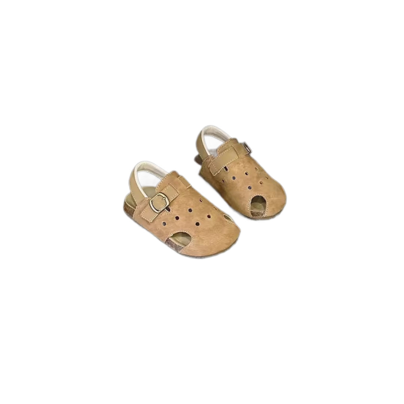 Παιδικά καλοκαιρινά σανδάλια με Velcro, κλειστό δάχτυλο, μαλακή σόλα, διαπνοή, αντιολισθητικά, για αγόρια και κορίτσια