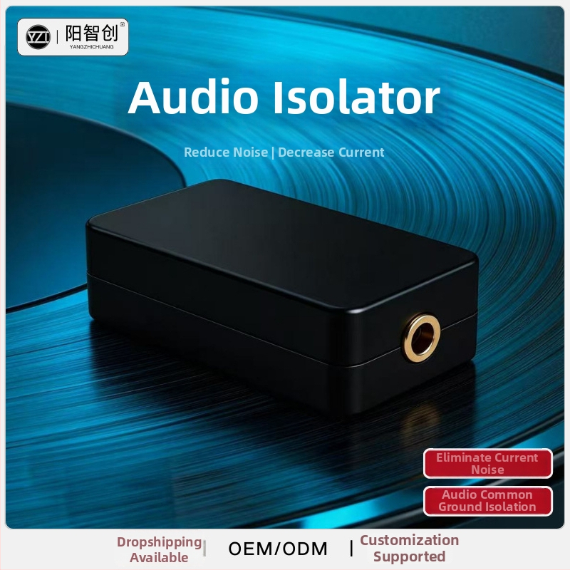 3,5 mm audio izolátor, spoločné uzemnenie, filter šumu, potláčanie šumu zvukového prúdu, pomocný audio izolátor