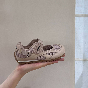 Unisex παιδικά παπούτσια με διαπνέον mesh επάνω μέρος, Velcro, μαλακή σόλα, αντιολισθητικά για καλοκαίρι
