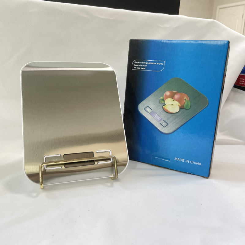 P20 konyhai elektronikus mérleg, 10 kg, rozsdamentes acél, mérési tartomány 1 g–10 kg