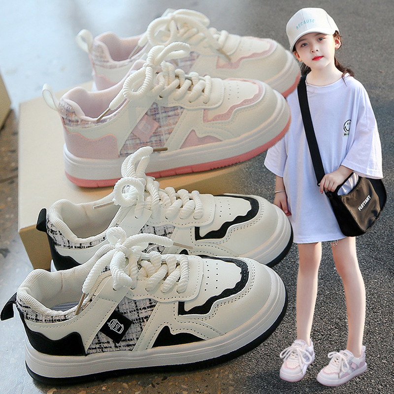 Κοριτσίστικα μοντέρνα sneakers με χαμηλό κόψιμο, ελαφριά, διαπνέοντα casual αθλητικά παπούτσια