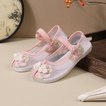 Sandale pentru copii în stil Hanfu, vară, talpă moale