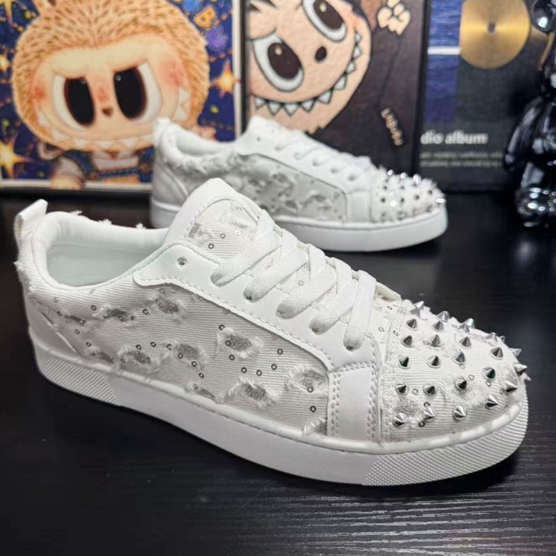 Παπούτσια τύπου loafers από ύφασμα με στρας, χαμηλό ύψος, διαπνέοντα, κομψά και άνετα