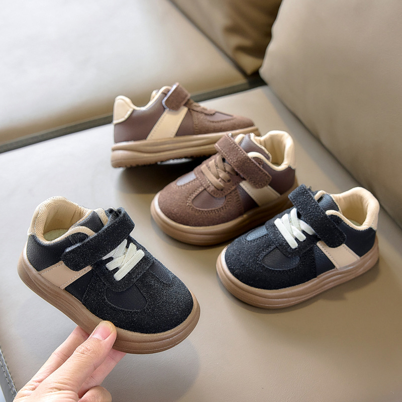 Pantofi sport pentru copii, cu Velcro, stil german, talpă moale, unisex, pentru primăvară și toamnă, 1–6 ani